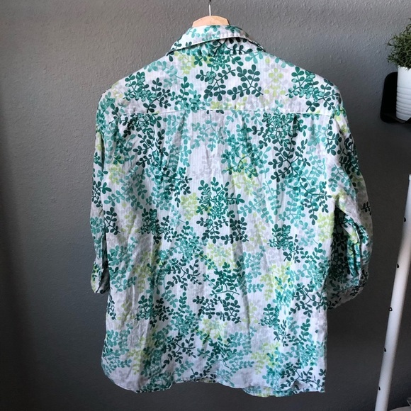 Woolrich Button Up 3/4 sleeve size m - Picture 6 of 8